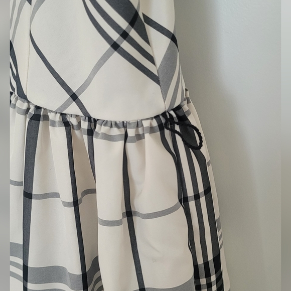 Girls Black & White plaid Polo Ralph Lauren dress- Size 6 - Picture 3 of 4